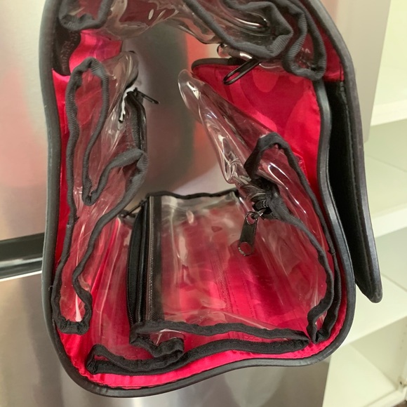 💗Mary Kay cosmetic roll up make up travel hang bag organizer, removable pockets - Picture 6 of 10